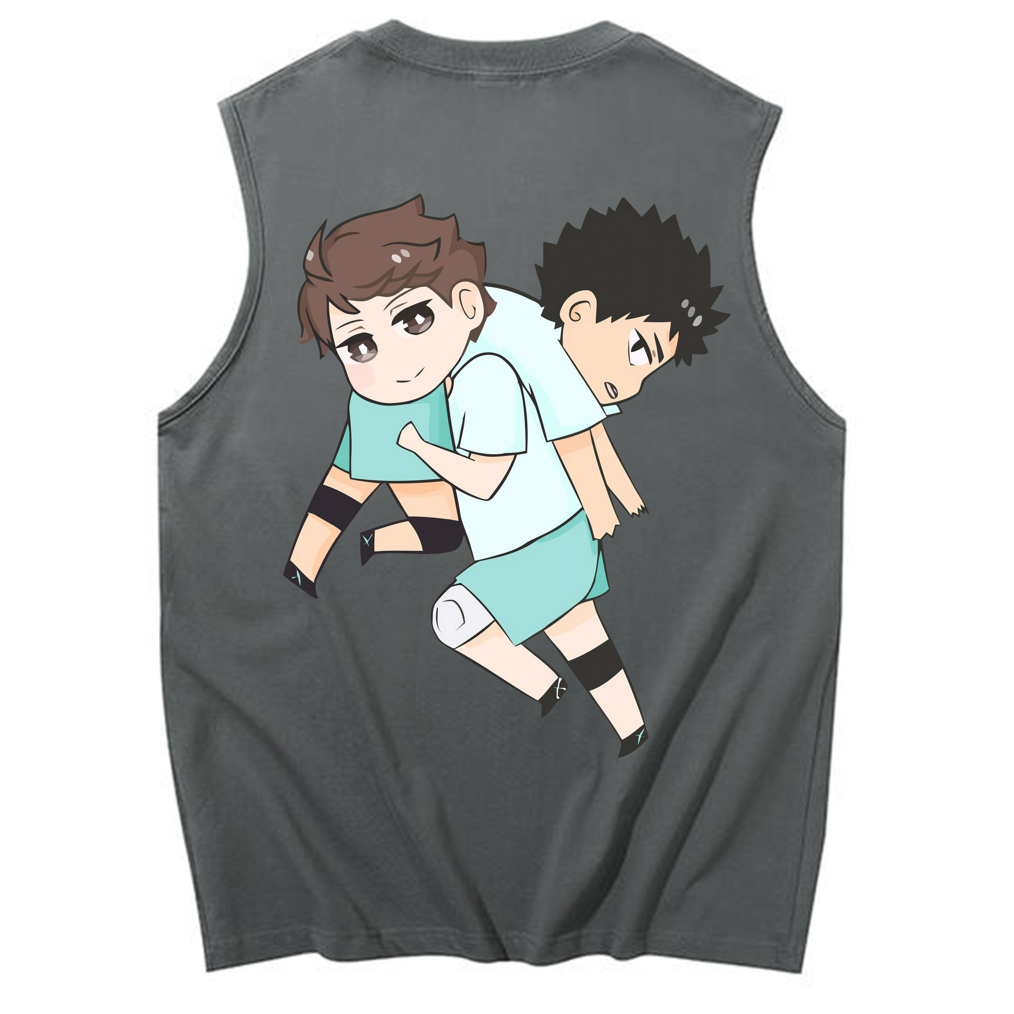 （画像用） ハイキュー!! Haikyu!! コットン100％タンクトップ（背面プリント）